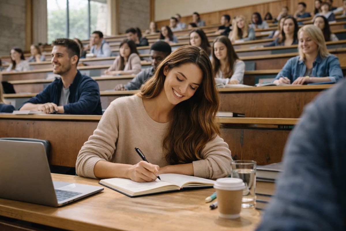 Studenti u amfiteatru